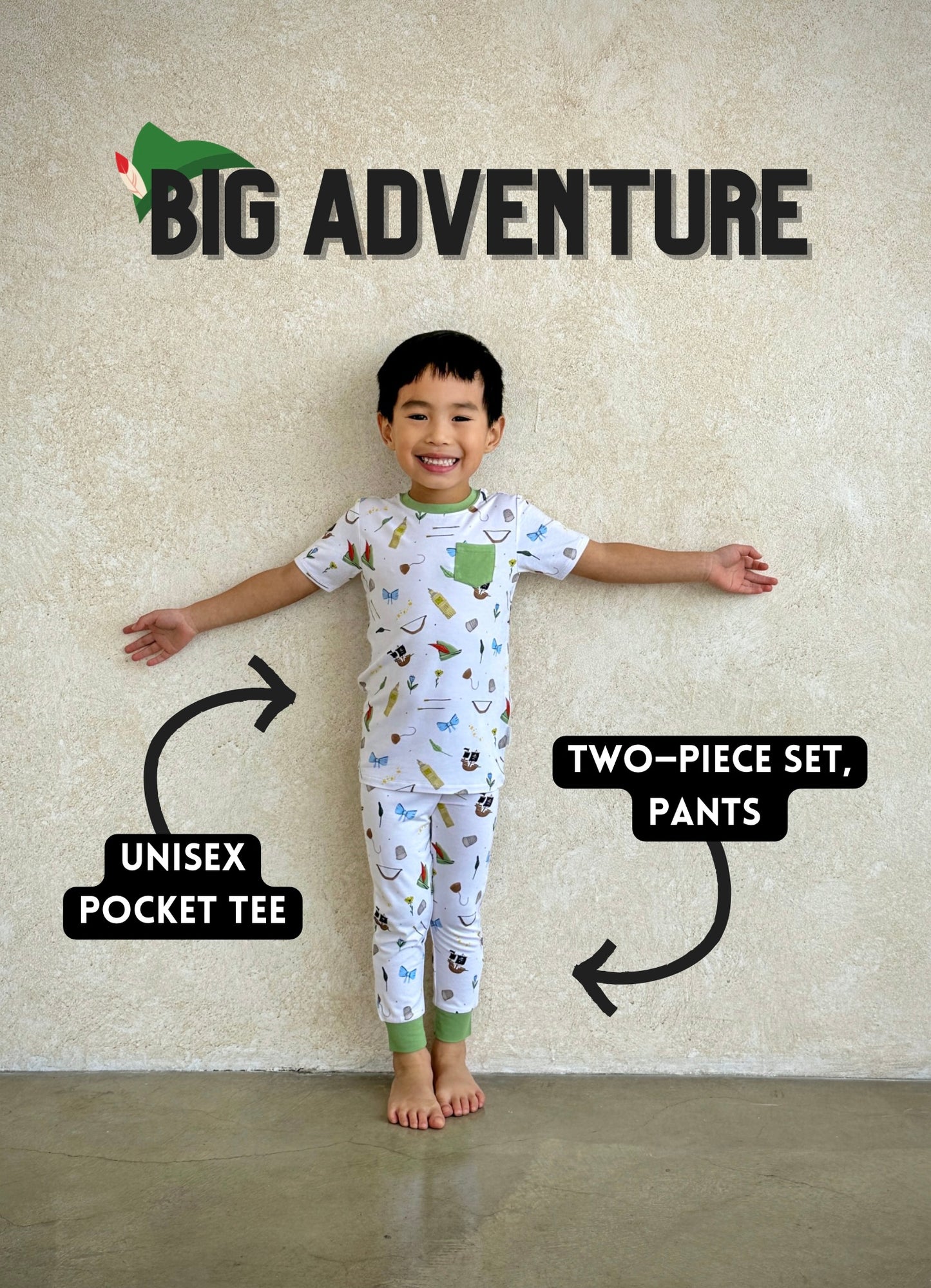 Story Time - Big Adventure - Unisex Pocket Tee